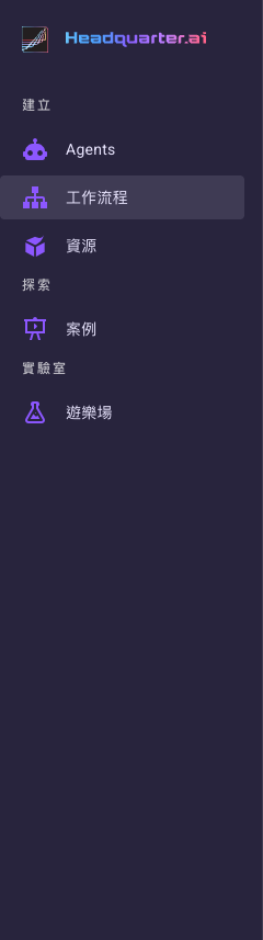 左側導覽選單